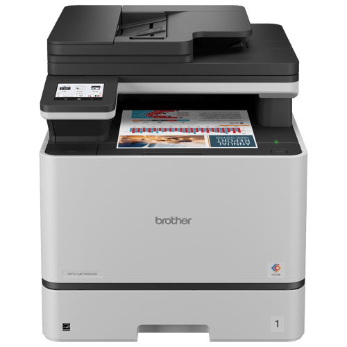 Brother MFC-L8730CDW Imprimante tout-en-un laser couleur professionnelle avec impression, numérisation et copie recto verso et réseautage sans fil