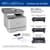 Brother MFC-L8970CDW Imprimante tout-en-un laser couleur professionnelle avec impression, numérisation et copie recto verso et fonctions de sécurité avancées