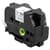 Brother HSe-261E Ruban pour tubes thermorétractables authentique blanc avec texte noir de 31 mm (1,22 po) [ratio de rétraction de 3:1]
