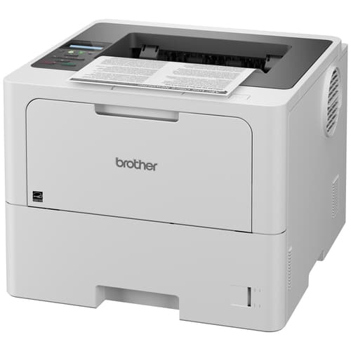 Brother HL-L6217DW Imprimante laser monochrome professionnelle avec grand bac à papier, réseautage sans fil et impression recto verso offrant un faible coût d’impression
