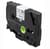 Brother HSe-231E Ruban pour tubes thermorétractables authentique blanc avec texte noir de 11,2 mm (0,44 po) [ratio de rétraction de 3:1]