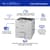 Brother HL-L5210DWT Imprimante laser monochrome professionnelle avec 2 bacs à papier, réseautage sans fil et impression recto verso