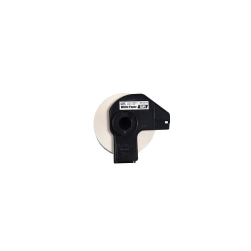 Brother DK2214 Ruban de papier continu blanc avec texte noir - 0,47 po x 100 pi (12 mm x 30,4 m)