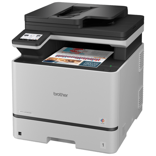 Brother MFC-L8730CDW Imprimante tout-en-un laser couleur professionnelle avec impression, numérisation et copie recto verso et réseautage sans fil