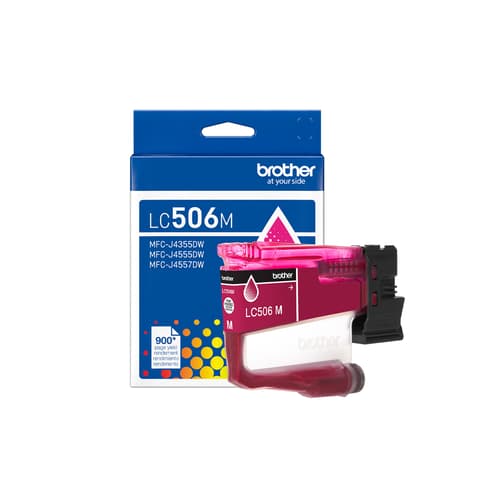 Brother LC506MS Cartouche d’encre magenta authentique à rendement standard