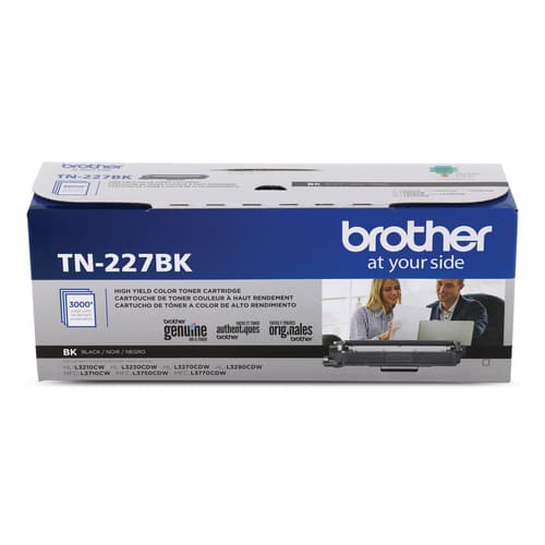 Brother TN320BK - Cartucho de tóner, color negro : Brother