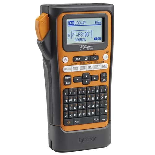 Brother P-touch PT-E310BTVP Étiqueteuse industrielle portable avec BluetoothMD et câble USB-CMD