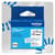 Brother BTAG133 Ruban non laminé transparent avec texte bleu authentique pour étiqueteuse P-touch, 12 mm (L) x 4 m (l)