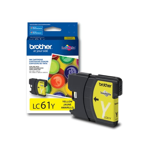 Brother LC61YS Cartouche d encre jaune Innobella  à rendement standard