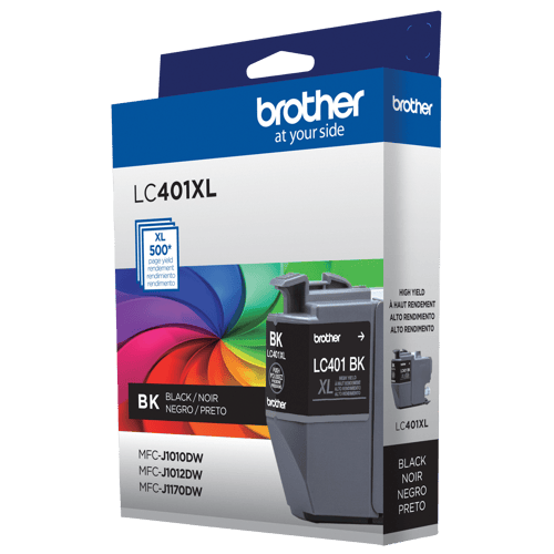 Brother LC401XLBKS Cartouche d'encre authentique noire à haut rendement