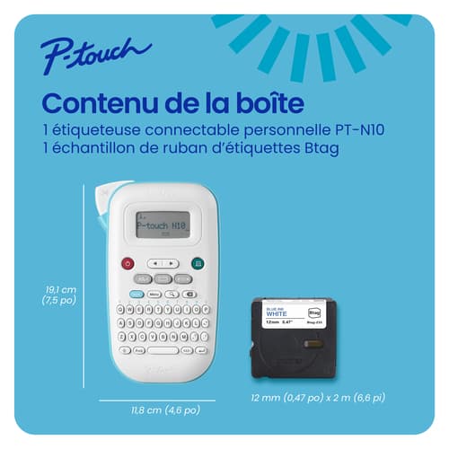 Brother P-touch PT-N10 Étiqueteuse portable personnelle