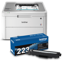 Ensemble Brother R3210TN223BUND Imprimante numérique couleur remise à neuf avec cartouche de toner laser noir à rendement standard TN223BK
