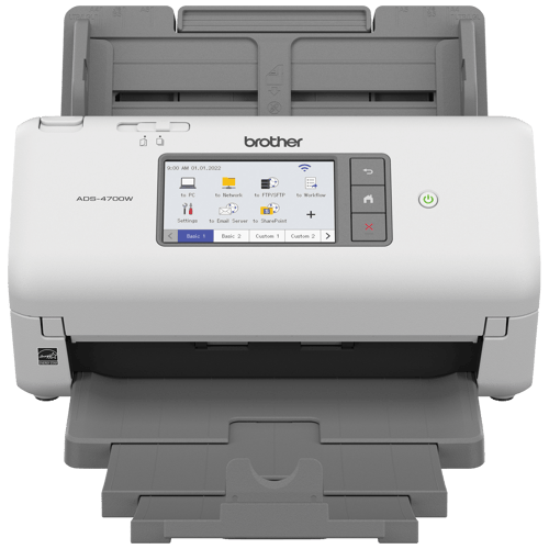 Brother ADS-4700W Scanner de bureau professionnel pour les entreprises et les groupes de travail - Remis à neuf