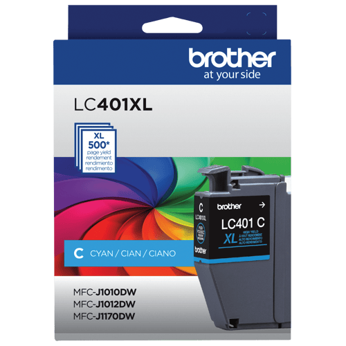 Brother LC401XLCS Cartouche d'encre cyan à haut rendement