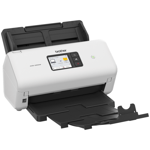 Brother ADS-3300W Scanner de bureau sans fil haute vitesse pour les petits bureaux et bureaux à domicile - Remis à neuf