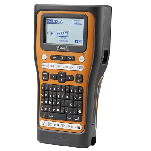 Brother P-touch PT-E560BTVP Étiqueteuse industrielle portable avec BluetoothMD et coupe automatique à deux réglages