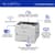 Brother HL-L6217DW Imprimante laser monochrome professionnelle avec grand bac à papier, réseautage sans fil et impression recto verso offrant un faible coût d’impression