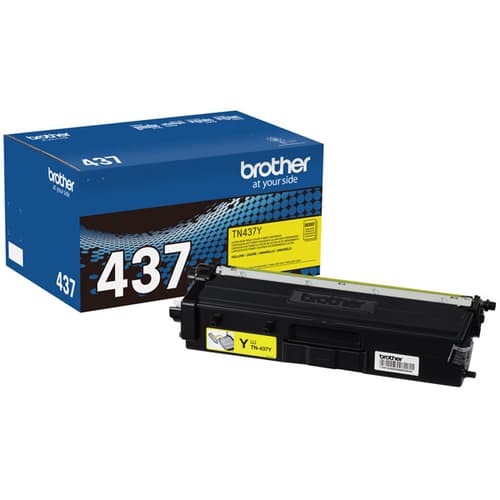 Brother authentique TN437Y Cartouche de toner jaune à ultra haut rendement