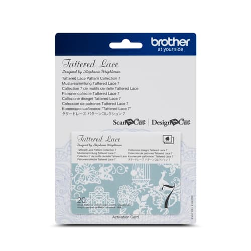 Brother CATTLP07 Collection 7 de motifs en dentelle