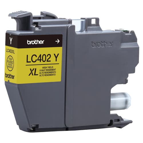 Brother LC402XLYS Cartouche d’encre jaune authentique à haut rendement