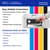 Brother MFC-J4355DW Imprimante tout-en-un à jet d’encre couleur sans fil INKvestment avec écran couleur de 1,8 po et fente d’alimentation manuelle