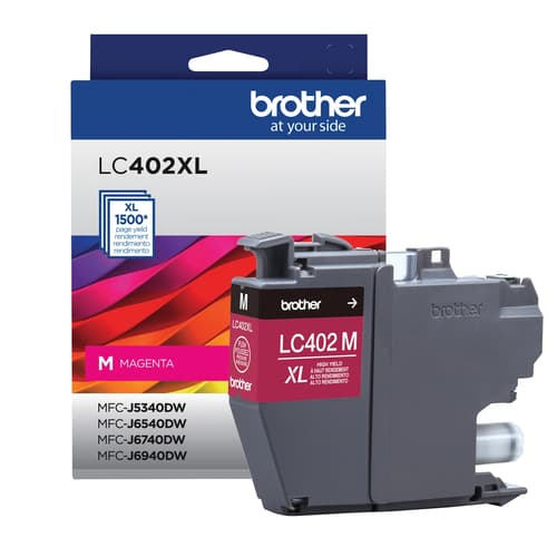 Brother  LC402XLMS Cartouche d’encre magenta authentique à haut rendement