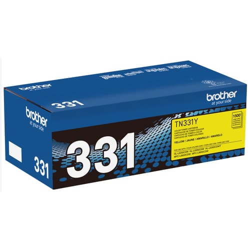 Brother TN331Y Cartouche de toner jaune à rendement standard