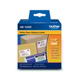 Brother DK1202 White Shipping Paper Labels (300 Labels)   2.4&quot; x 3.9&quot; (62 mm x 100 mm)
