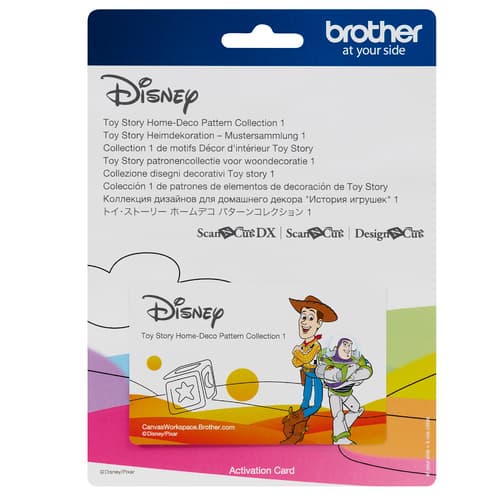 Brother CADSNP05 Collection 1 de motifs Décor d intérieur Disney Pixar Toy Story
