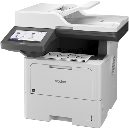 Brother MFC-L6810DW imprimante tout-en-un laser monochrome Entreprise offrant un faible coût d’impression et une grande capacité papier, avec réseautage sans fil, fonctions de sécurité avancées et copie et numérisation recto verso