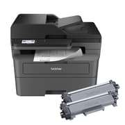 Brother MFC-L2820DWXL Imprimante tout-en-un laser monochrome professionnelle compatible avec l’Abonnement Refresh, avec impression, copie et numérisation mobiles et cartouche de 4 200 pages