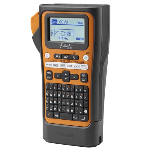 Brother P-touch PT-E310BTVP Étiqueteuse industrielle portable avec BluetoothMD et câble USB-CMD