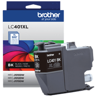 Brother LC401XLBKS Cartouche d encre authentique noire à rendement standard
