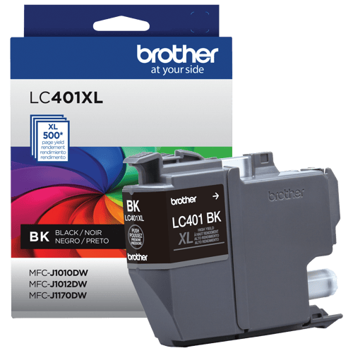 Brother LC401XLBKS Cartouche d'encre authentique noire à haut rendement