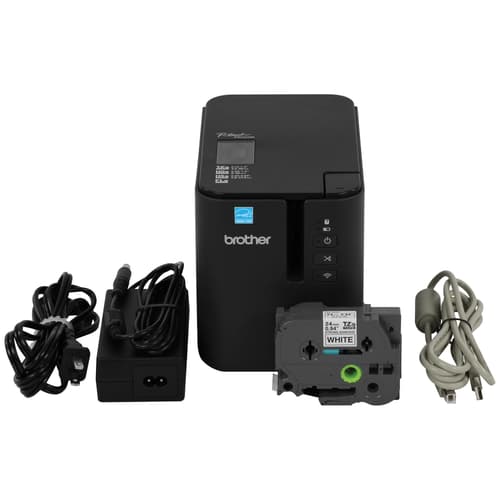 Brother PT-P900W Imprimante d'étiquettes laminées de bureau sans fil