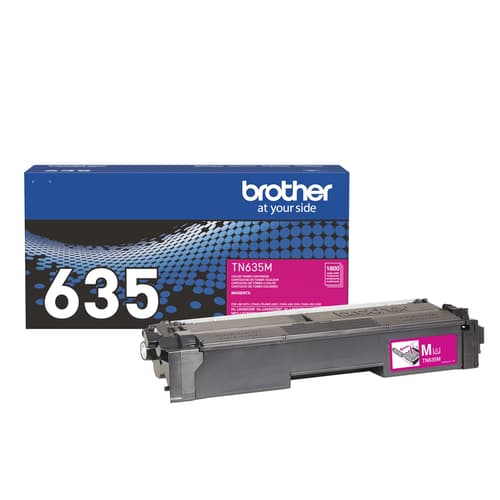 Brother authentique TN635M Cartouche de toner magenta à rendement standard