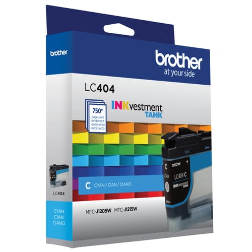 Brother LC404CS Cartouche d encre cyan à rendement standard d'origine