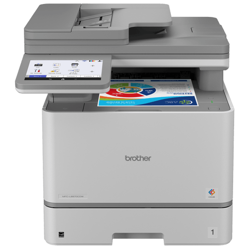 Brother MFC-L8970CDW Imprimante tout-en-un laser couleur professionnelle avec impression, numérisation et copie recto verso et fonctions de sécurité avancées