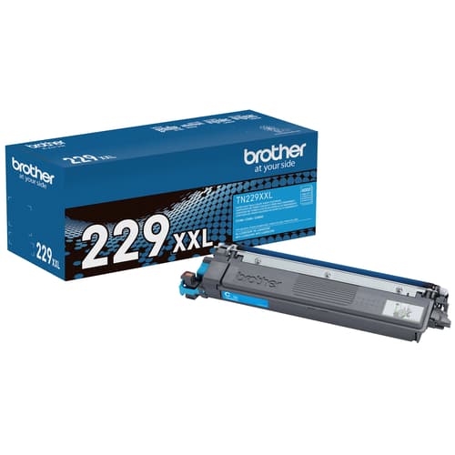 Brother authentique TN229XXLC Cartouche de toner cyan à très haut rendement