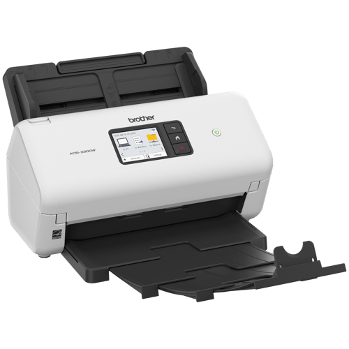 Brother ADS-3300W Scanner de bureau sans fil haute vitesse pour les petits bureaux et bureaux à domicile