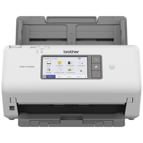 Brother ADS-4700W Scanner de bureau professionnel pour les entreprises et les groupes de travail - Remis à neuf