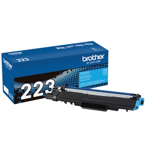 Brother TN-223C Cartouche de toner cyan authentique à rendement standard