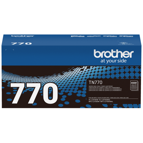 Brother authentique TN770 Cartouche de toner noir à très haut rendement