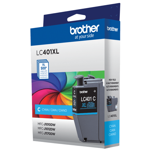 Brother LC401XLCS Cartouche d'encre cyan à haut rendement