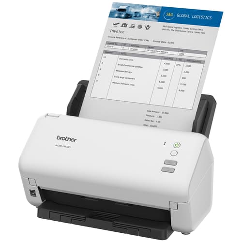 Brother ADS-3100 Scanner de bureau haute vitesse pour les petits bureaux et bureaux à domicile