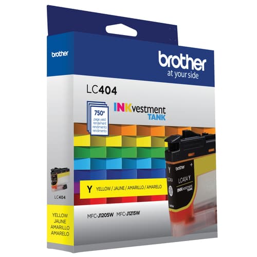 Brother LC404YS Cartouche d’encre authentique jaune à rendement standard