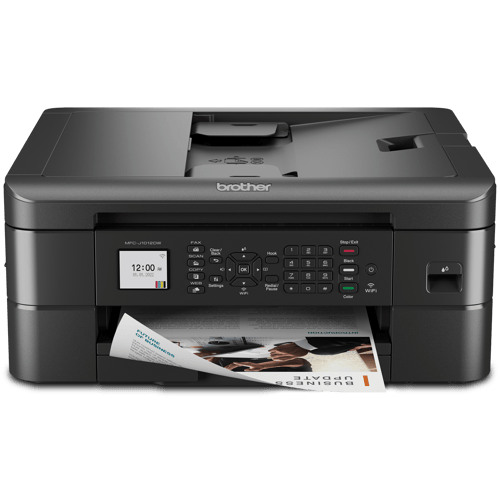 Brother MFC-J1012DW Imprimante tout-en-un à jet d'encre couleur sans fil avec impression recto verso et compatible avec appareils mobiles, compatible avec l’Abonnement Refresh