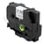 Brother Hse-251E Ruban pour tubes thermorétractables authentique blanc avec texte noir de 21 mm (0,83 po) [ratio de rétraction de 3:1]