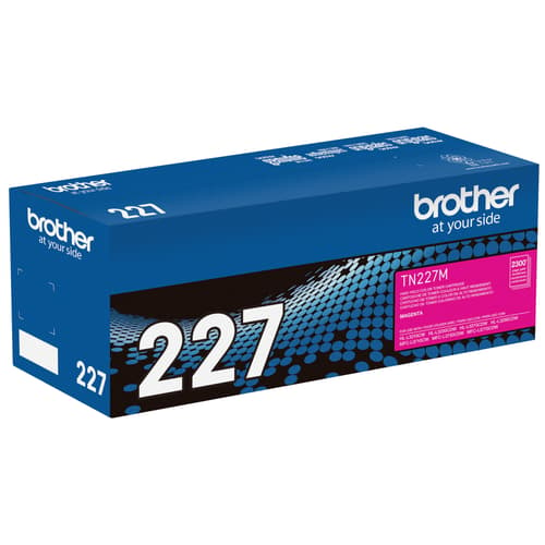 Brother TN-227M Cartouche de toner magenta authentique à haut rendement