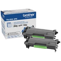 Brother TN850 Ensemble de 2 cartouches de toner noir authentiques à haut rendement